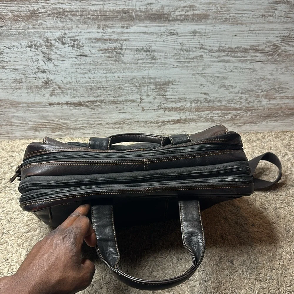 Kenneth Cole “ Out of the bag” Leather Laptop Bag